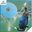 Abrasive cleaning scouring pad scouring pad making