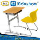 Adjustable Height Student School Desk with Plastic Chair