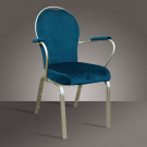 Aluminium Armrest Chair with Flex Back