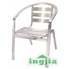 Aluminium Leisure Coffee Patio Public Outdoor Dining Chair (JC-08B)