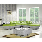 Aluminium Outdoor Garden Rattan Wicker Corner Sofa Furniture (JJ-S666)