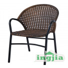 Aluminium Rattan Garden Dining Restaurant Hotel Outdoor Chair (JC-34B)