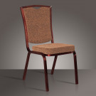 Aluminum Frame Soft Cushion Stackable Chair
