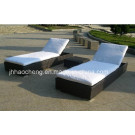 Aluminum Sun Beach Outdoor Lounge Bed Hc-W-Lb08