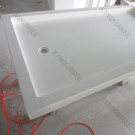 Anti-Slipping Corner Drainer Resin Shower Base with Low Profile