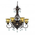 Antique Rust 6 Light Steel Chandelier CH-850-5012x6