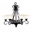 Archaized 6 Light Steel Chandelier CH-850-5040x6