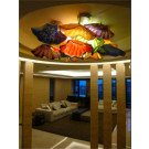 Art Decorative Murano Glass Ceiling Lamp Plates