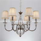 Atique Iron Pendant Lighting with Fabric Shade (SL2068-6)