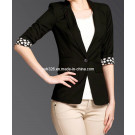 Autumn Newest Long Sleeve Fashion Women Black Small Suit