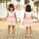 Baby Frock Designs, Color Print Wholesale Baby Clothes