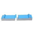 Blue Good Quality Heat Insulation and Fast Installation EPS Sandwich Panel for Roof and Wall