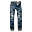 Brand Blue Men Custom High Waisted Denim Jeans