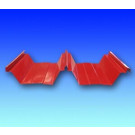 Bright Red Yx68-360-720 Corrugated Roofing Sheet