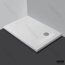 China Top Quality Stone Resin Deep Corner Shower Tray