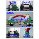 Chriatmas Inflatable Welcome Arch with Double Tree (MIC-360)