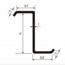 Color Prepainted Z Type Al Zn Steel Beam