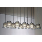 Contemporary Clear Shade Designer Pendant Lamps (650S12)