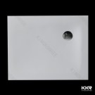 Corner Drainer Flat Solid Surface Polymer Shower Pans