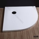 Custom Size White Stone Polymer Shower Tray