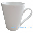 Customized White Ceramic Mug with Logo Printing
