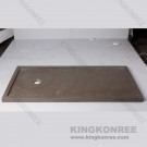 Dark Color Solid Surface Shower Base Rectangle Shape