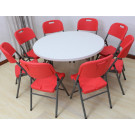 Dining Meeting Banquet Plastic Folding Table (SY-122Y)