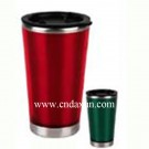 Double Wall Stainless Steel Auto Mug with Drink Hole Dn-007