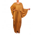 Elegant Muslim Abaya Dress Womens Islamic Wear