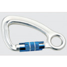 En362 D Shape Aluminum Twistlock Carabiner Hook for Fasten