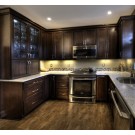 Espresso Kitchen Cabinet #30425
