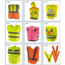 Europe Standard Children Safety Vest with Heating Traffic Printing