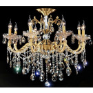 European Style Chrome Indoor Ceiling Crystal Chandelier