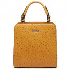 Fashion Women Luxury Ostrich Leather Double-Deck Imported Bags