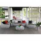 Garden Dining Rattan Outdoor Modern Patio Leisure Sofa