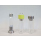 Glass Water Bottle with Silicone Sleeve