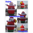 Greeting Inflatable Santa Claus with Happy Smile (MIC-398)