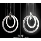 Hand Blowing Earring Shape Crystal Romandic Lighting