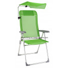 Hc-Ls-FC75 Aluminium Folding Beach Chair Outdoor Leisure Folding Chair with Sunshade