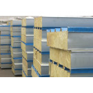 Heat and Sound Insulation Rock Wool Sandwich Panel