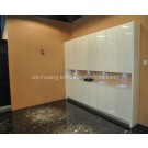 High Glossy UV Plain White Klitchen Cabinet