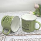 High Quality Traditional Sublimation Enamel Cups and Metal Printed Enamel Mugs