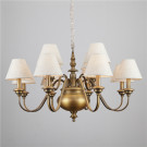 Home Iron Chandelier Lighting with Fabric Shade (SL2179-8+4)