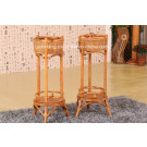 Home Living Room Hotel Plant Stand Rattan Furniture
