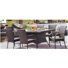 Hot Sale Cheap Garden PE Rattan Dining Furniture Dining Set