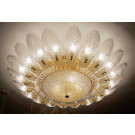 Hot Sale Customized Handblown Pure White Crysal Ceiling Lamp