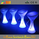 Illuminated Waterproof Plastic LED Bar Chair Furniture