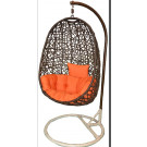 Iron Frame Garden Patio Outdoor Rattan Swing Chair (JJ-S823)