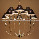 Iron Hanging Lamp with Leather Shade (SL2096-5+5)