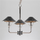 Iron Pendant Lamp Chandelier with Leather Shade (SL2077-3)